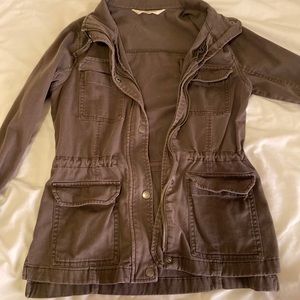 Hollister Olive Military Jacket